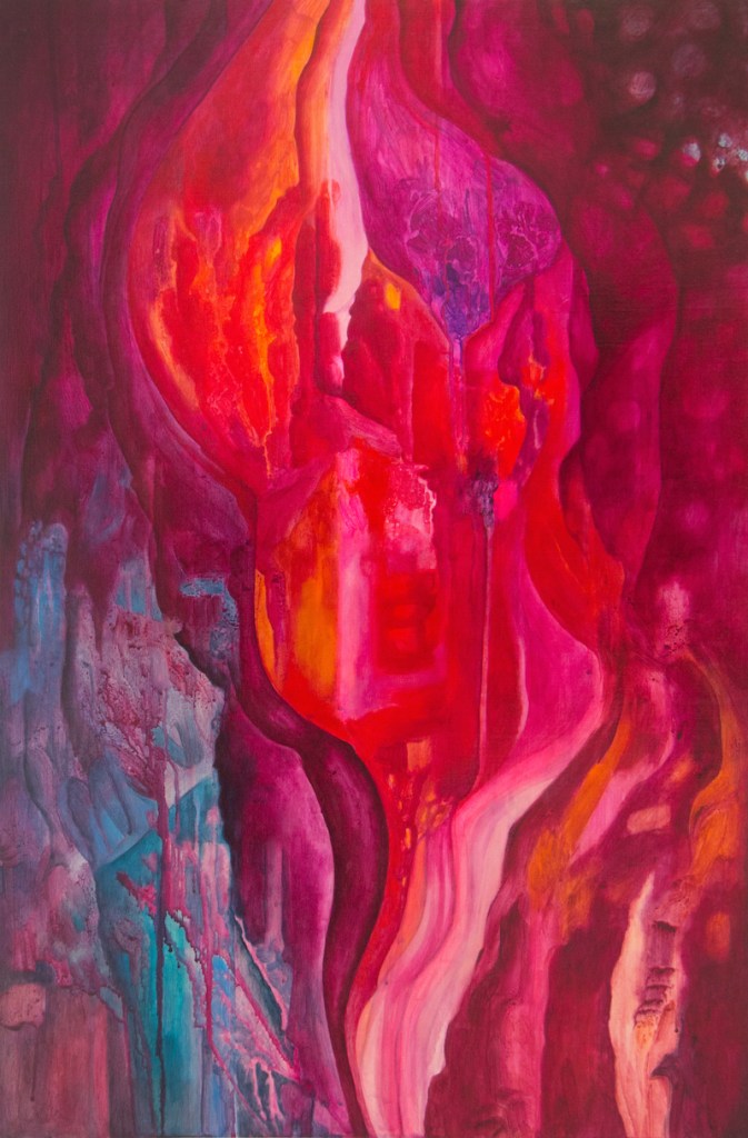 peinture art visuel contemporain abstrait Abitibi-Témiscamingue