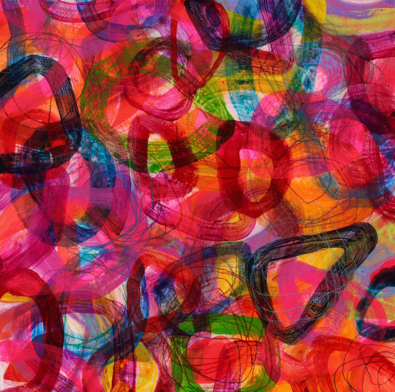 peinture art visuel contemporain abstrait