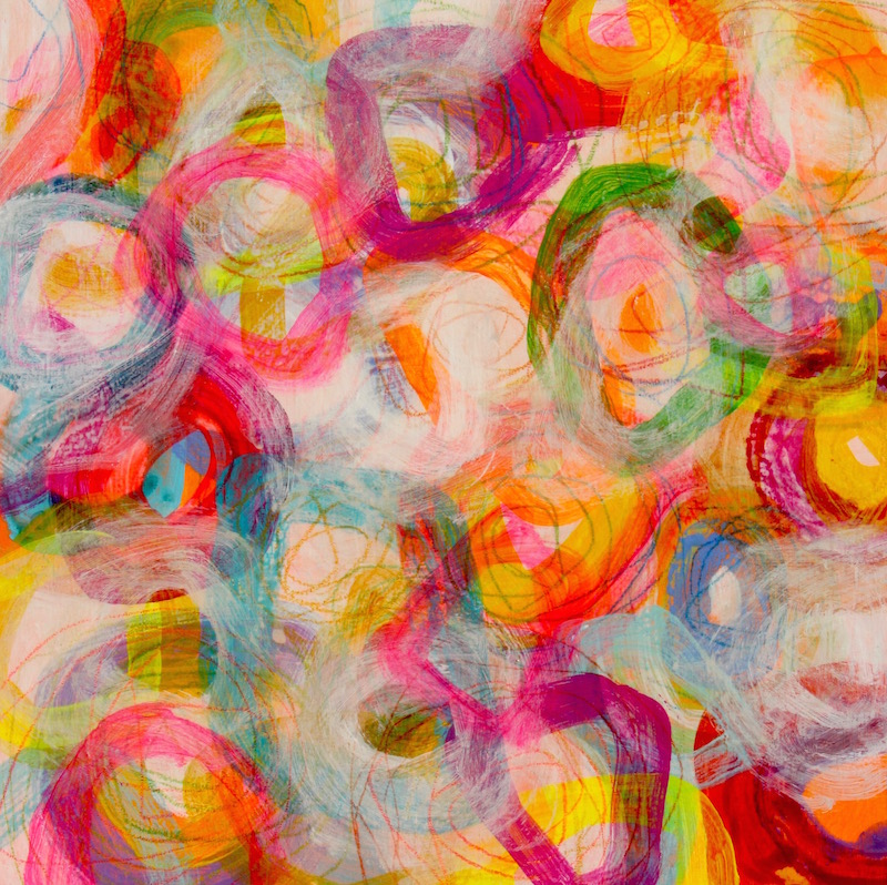 peinture art visuel contemporain abstrait