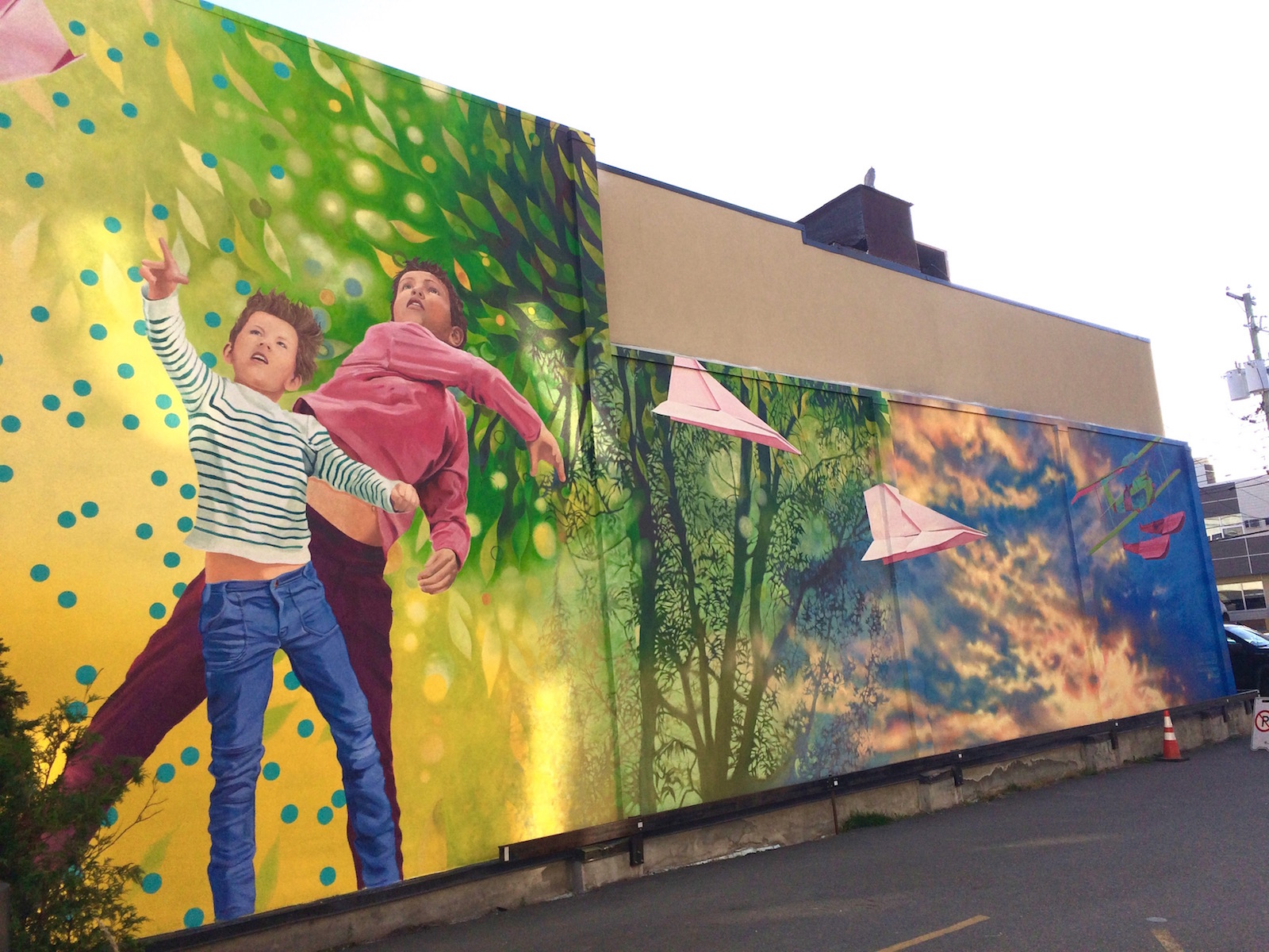 Ariane Ouellet murale Rouyn-Noranda art public