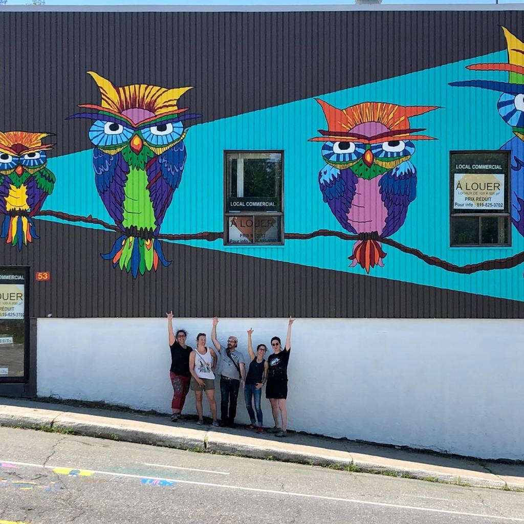 murale art public Abitibi-Témiscamingue