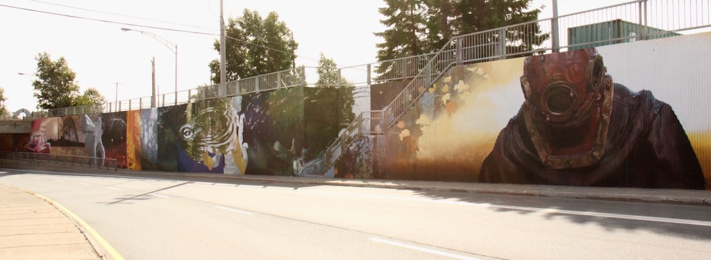 murale art public Rouyn-Noranda Richard Desjardins