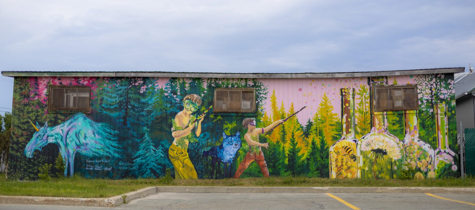 murale art public Abitibi-Témiscamingue
