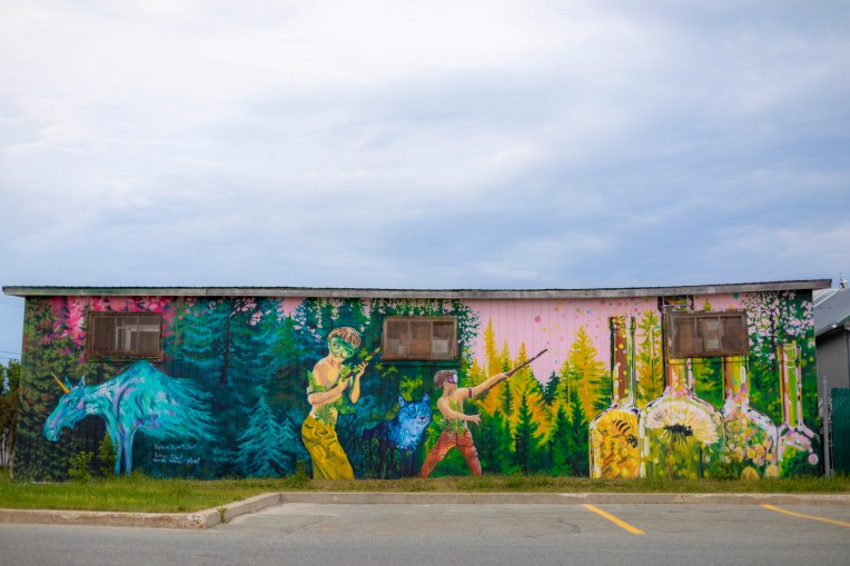 murale art public Abitibi-Témiscamingue