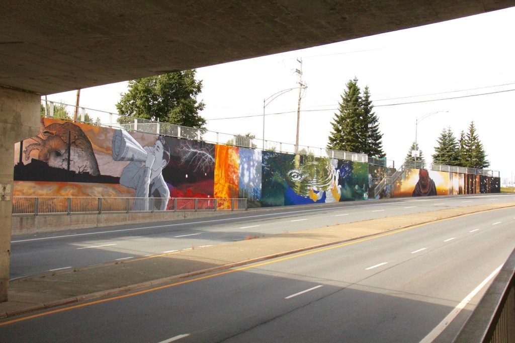 murale art public Abitibi-Témiscamingue Desjardins