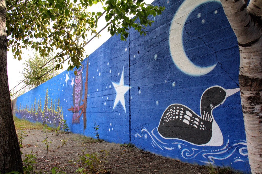 murale art public Premières Nations Abitibi-Témiscamingue